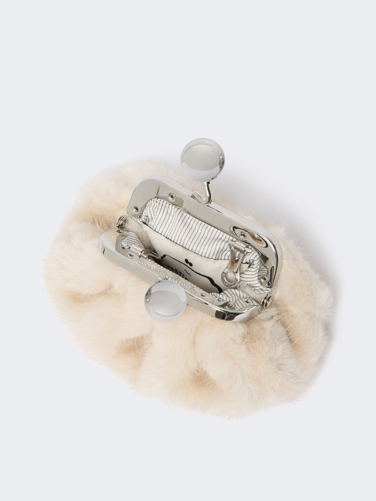 Mini Pasticcino Bag with a soft texture - IVORY - Max Mara - 6