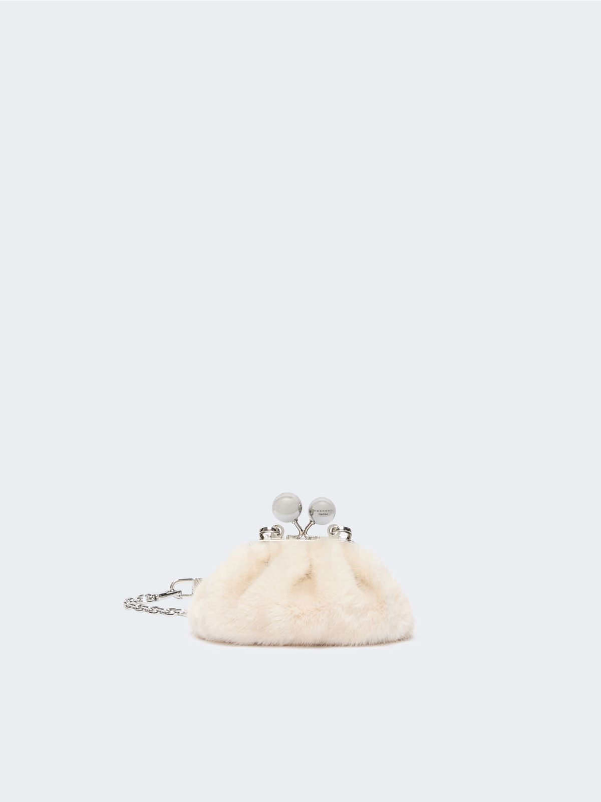 Mini Pasticcino Bag with a soft texture - IVORY - Max Mara