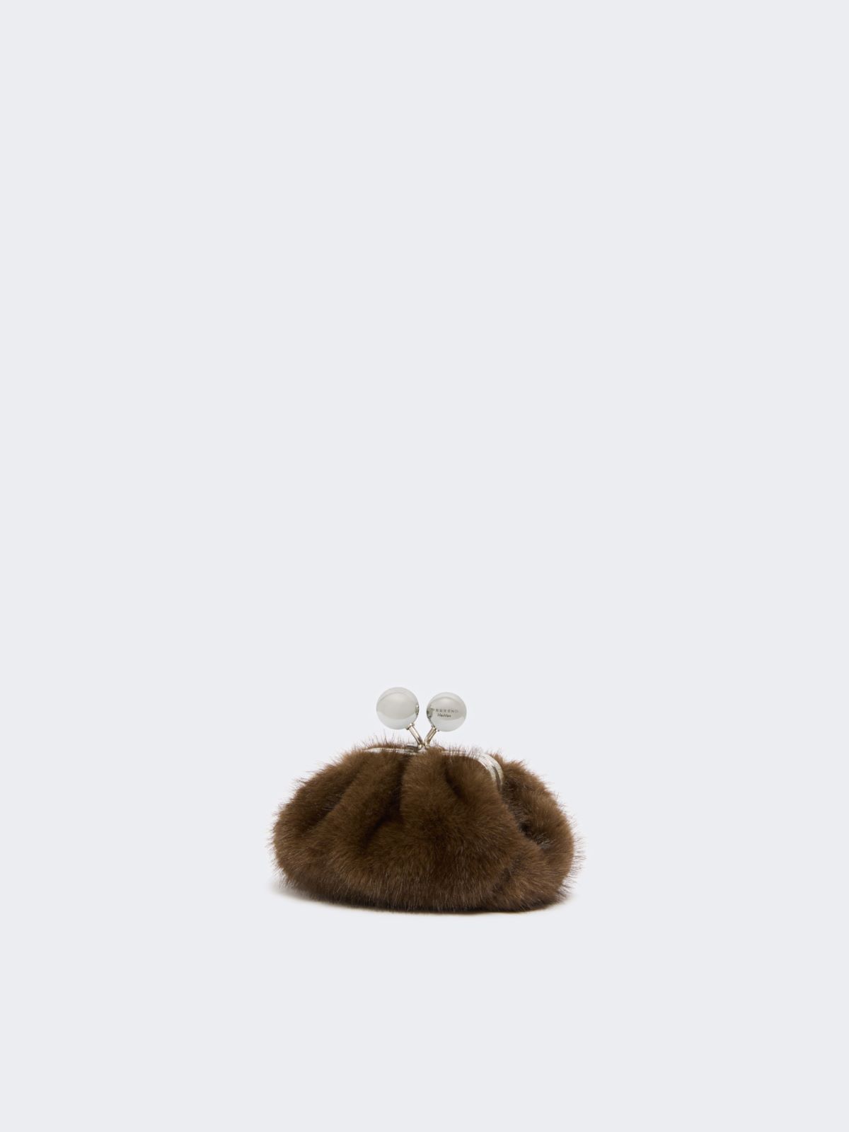 Mini Pasticcino Bag with a soft texture - BROWN - Max Mara - 2