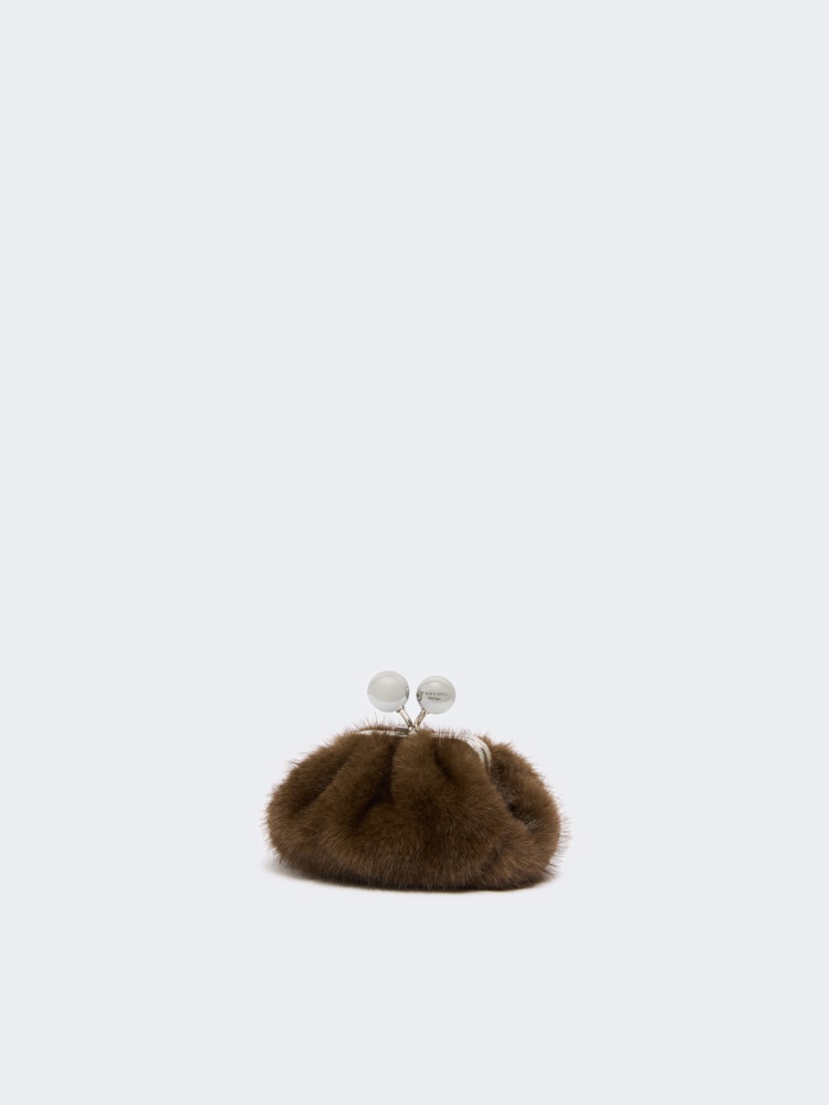 Mini Pasticcino Bag with a soft texture - BROWN - Max Mara - 2