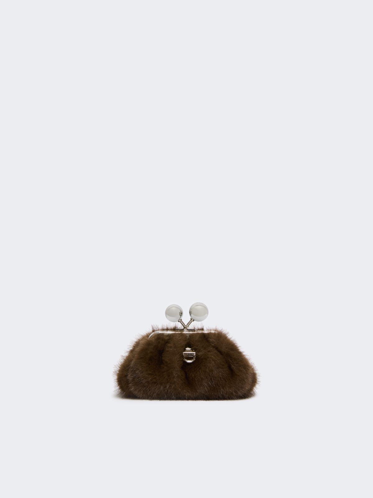 Mini Pasticcino Bag with a soft texture - BROWN - Max Mara - 3