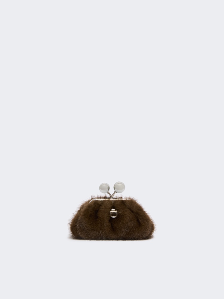 Mini Pasticcino Bag with a soft texture - BROWN - Max Mara - 3