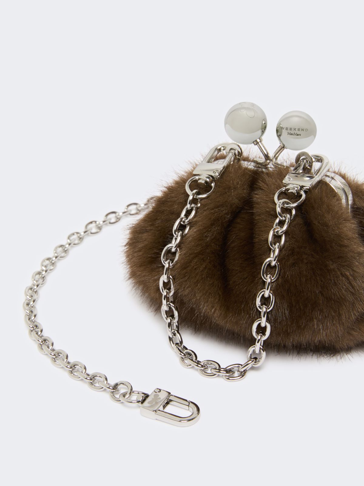 Mini Pasticcino Bag with a soft texture - BROWN - Max Mara - 3