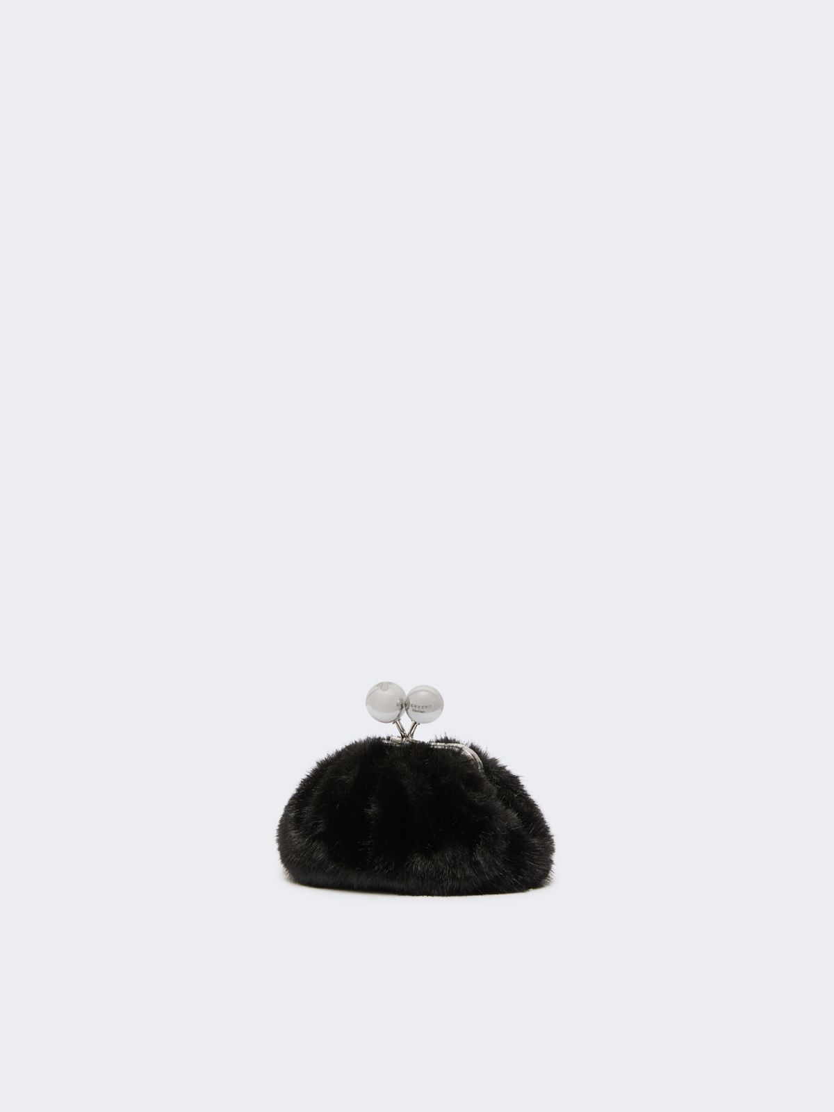 Mini Pasticcino Bag with a soft texture - BLACK - Max Mara - 2