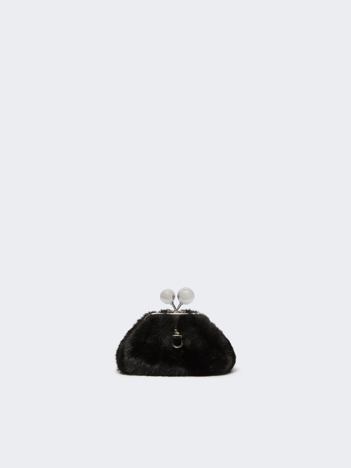 Mini Pasticcino Bag with a soft texture - BLACK - Max Mara - 3