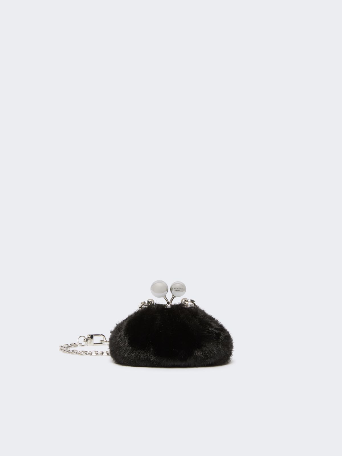 Mini Pasticcino Bag with a soft texture - BLACK - Max Mara