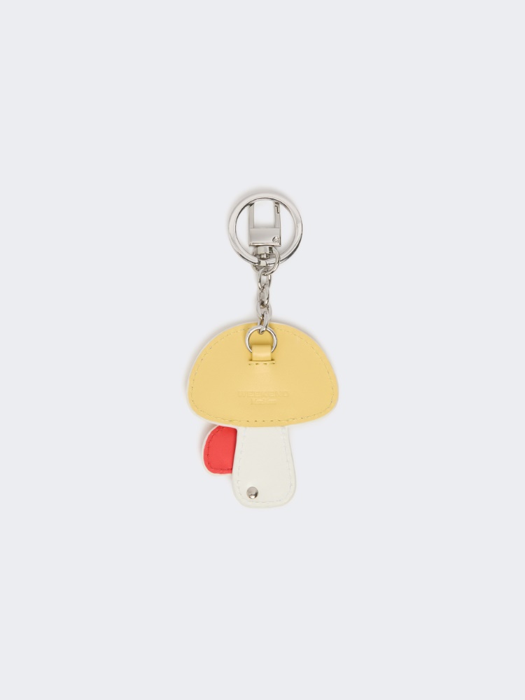 Leather keychain - YELLOW - Max Mara - 2