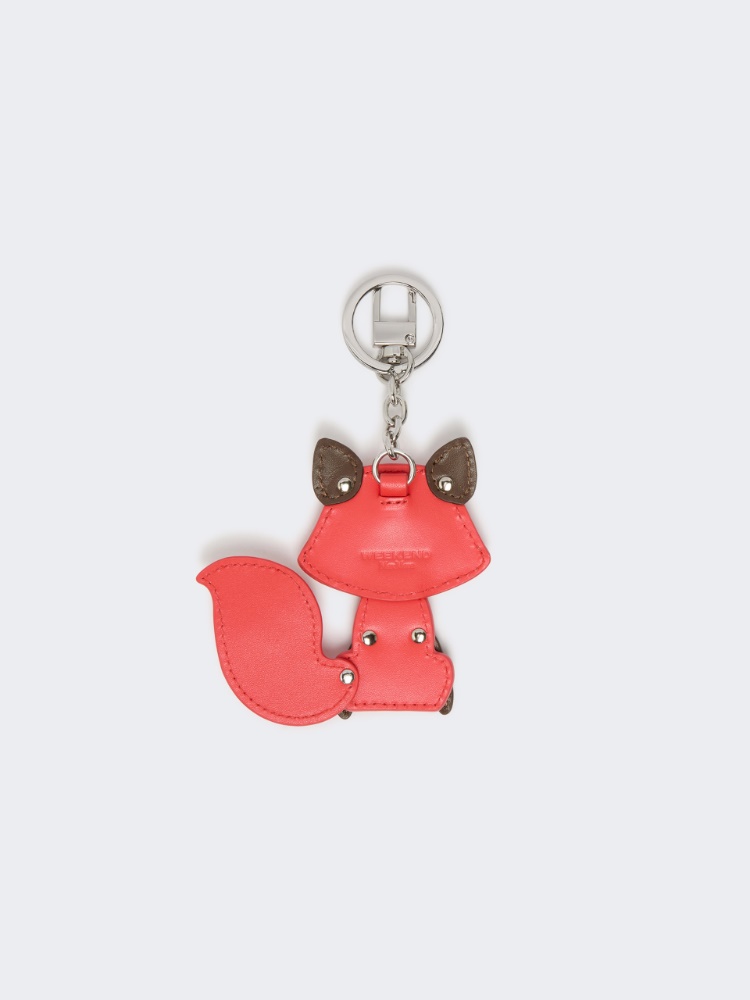 Leather keychain - RED - Max Mara - 2