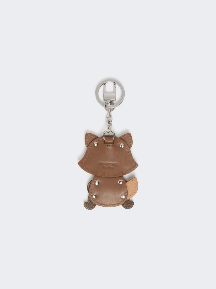 Leather keychain - TOBACCO - Max Mara - 2