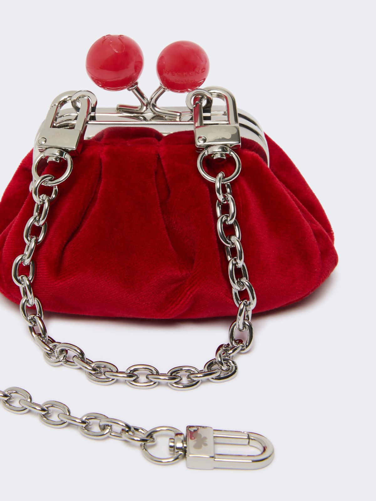 Velvet nano Pasticcino Bag - RED - Max Mara - 4