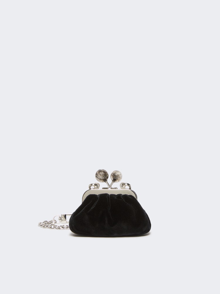Velvet nano Pasticcino Bag - BLACK