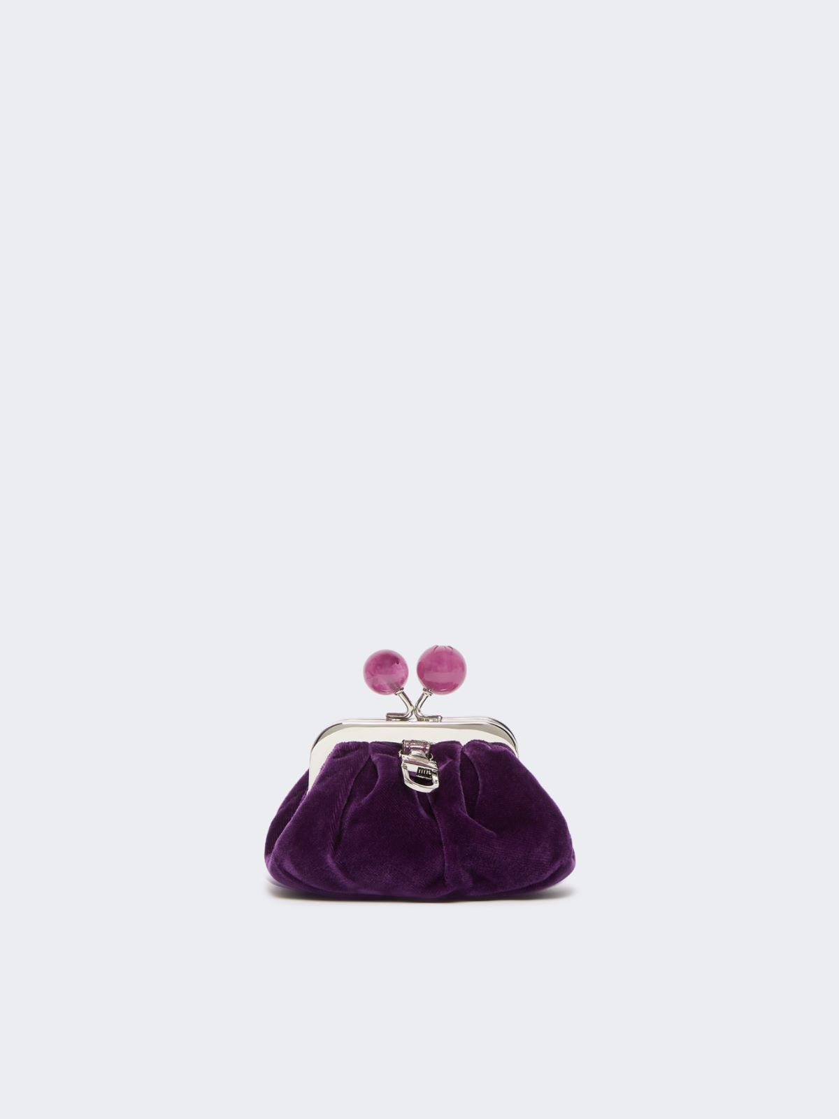 Velvet nano Pasticcino Bag - PURPLE - Max Mara - 3