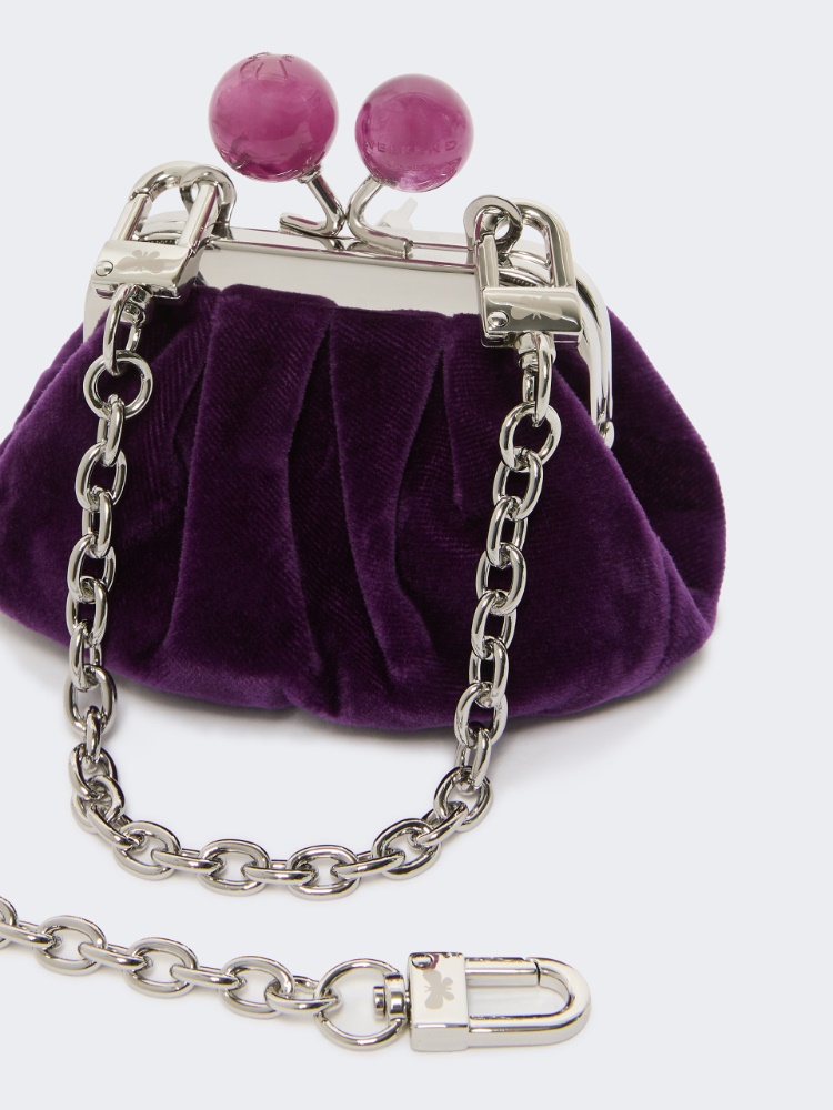 Velvet nano Pasticcino Bag - PURPLE - Max Mara - 4