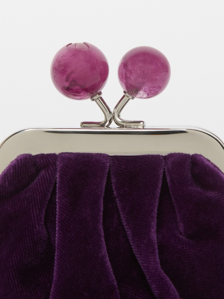 Velvet nano Pasticcino Bag - PURPLE - Max Mara - 5