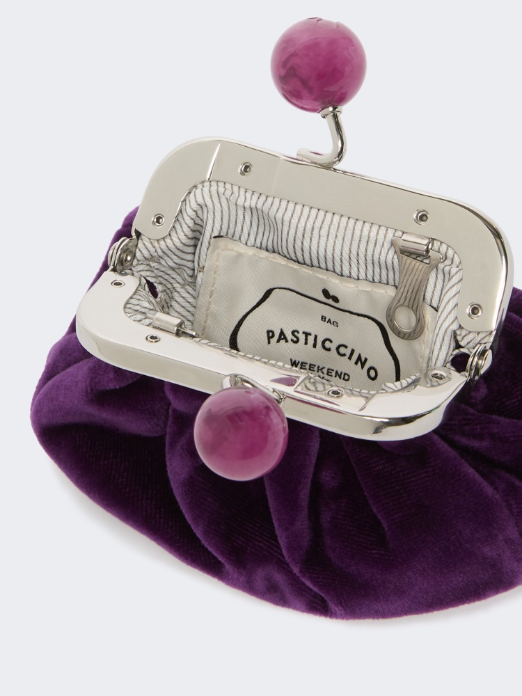 Velvet nano Pasticcino Bag - PURPLE - Max Mara - 6