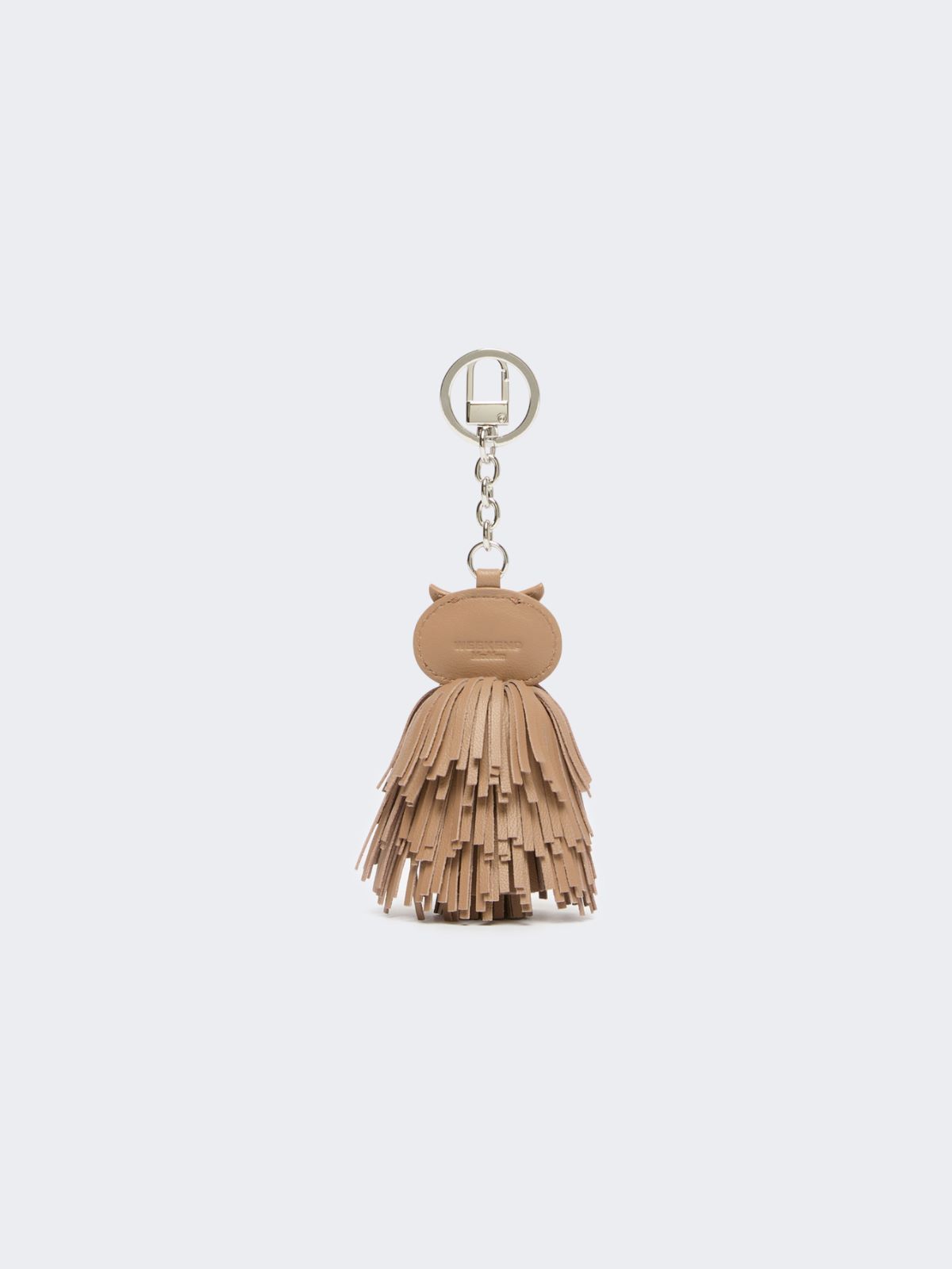 Nappa leather keyring with fringes - TURTLEDOVE - Max Mara - 2