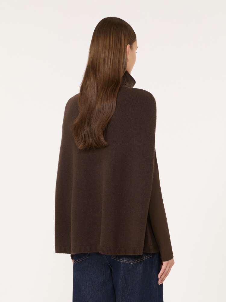 Cappa in cachemire - MARRONE - Max Mara - 3
