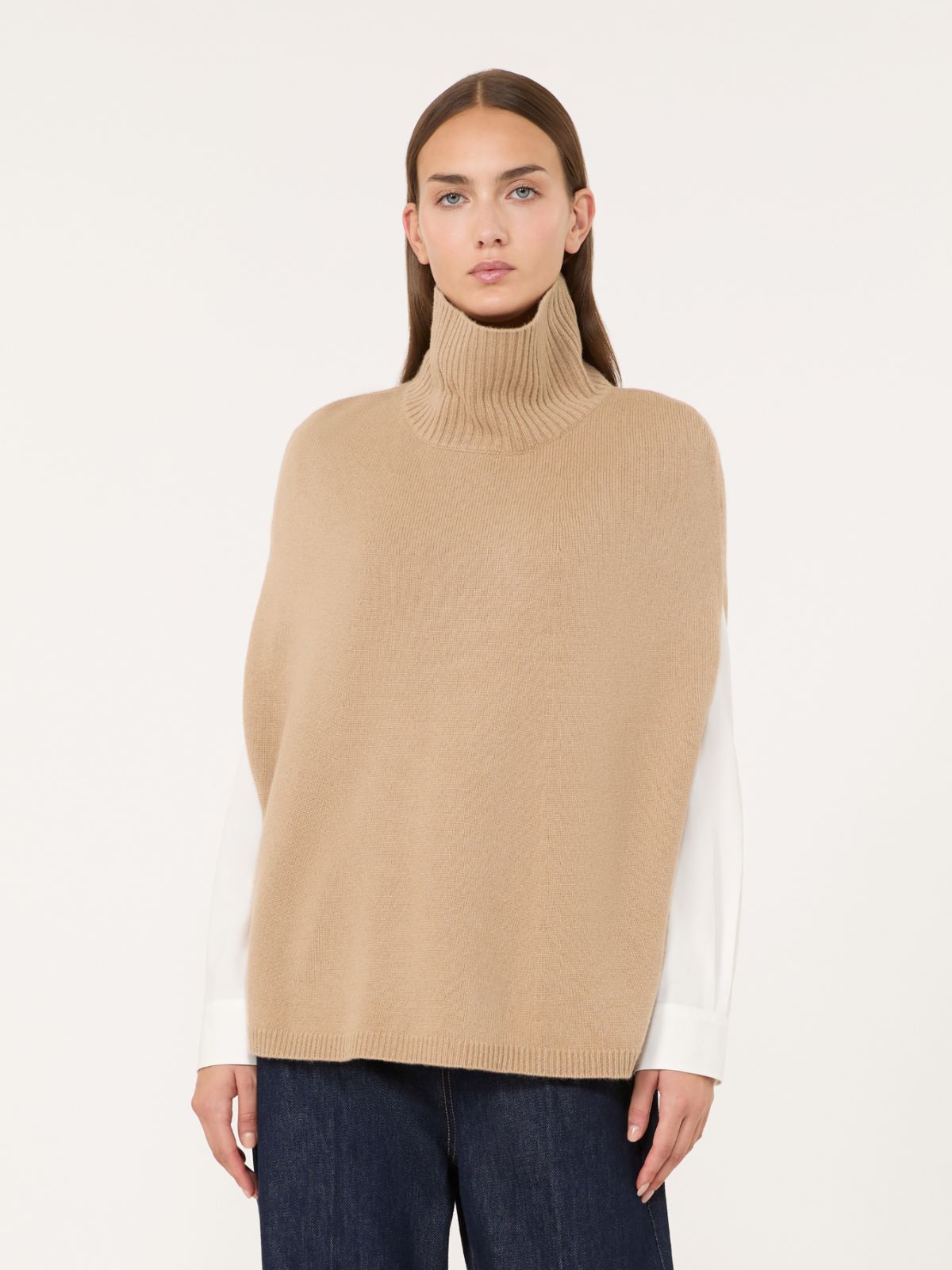 Cashmere cape - CAMEL - Max Mara - 2