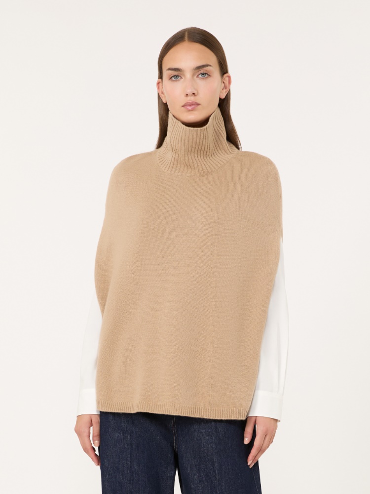 Cashmere cape - CAMEL - Max Mara - 2