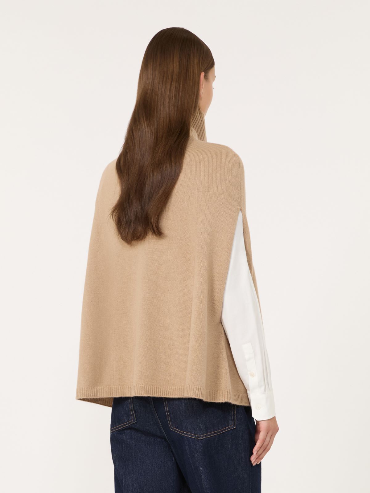 Cashmere cape - CAMEL - Max Mara - 3