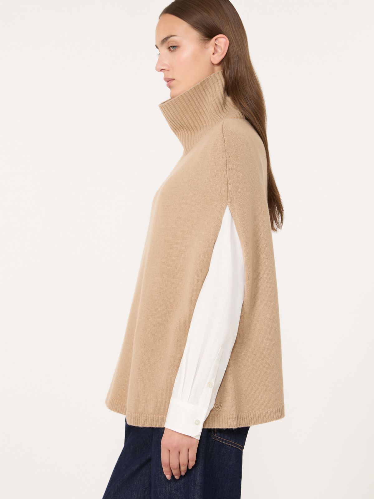 Cashmere cape - CAMEL - Max Mara - 4