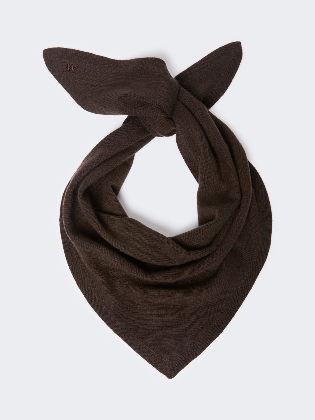 Triangle cashmere scarf - BROWN - Max Mara