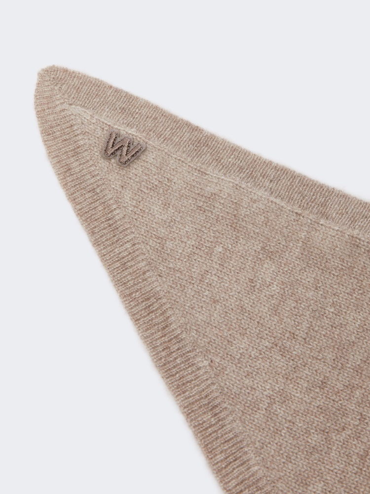 Triangle cashmere scarf - HONEY - Max Mara - 2