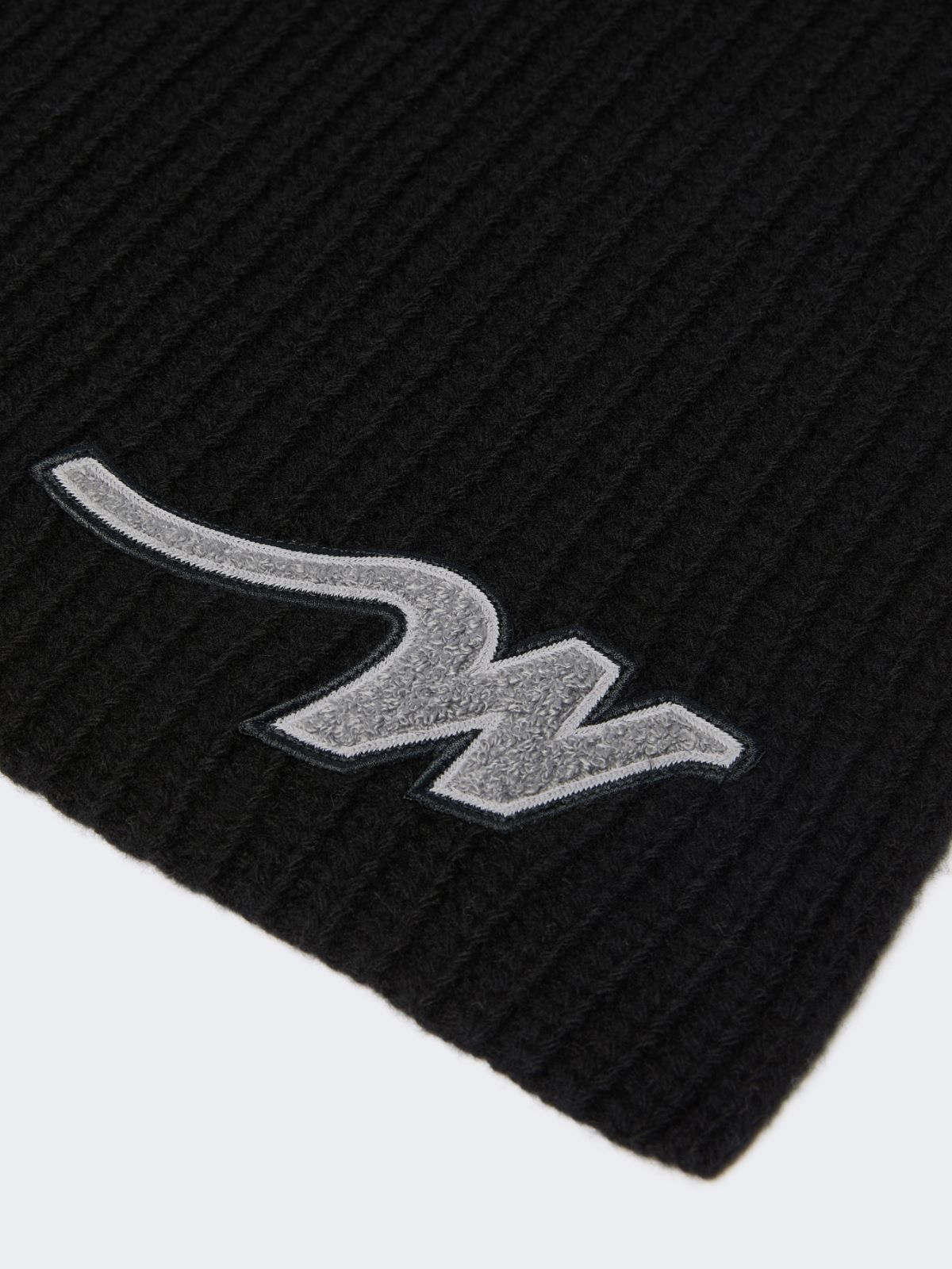 Wool yarn scarf - BLACK - Max Mara - 2