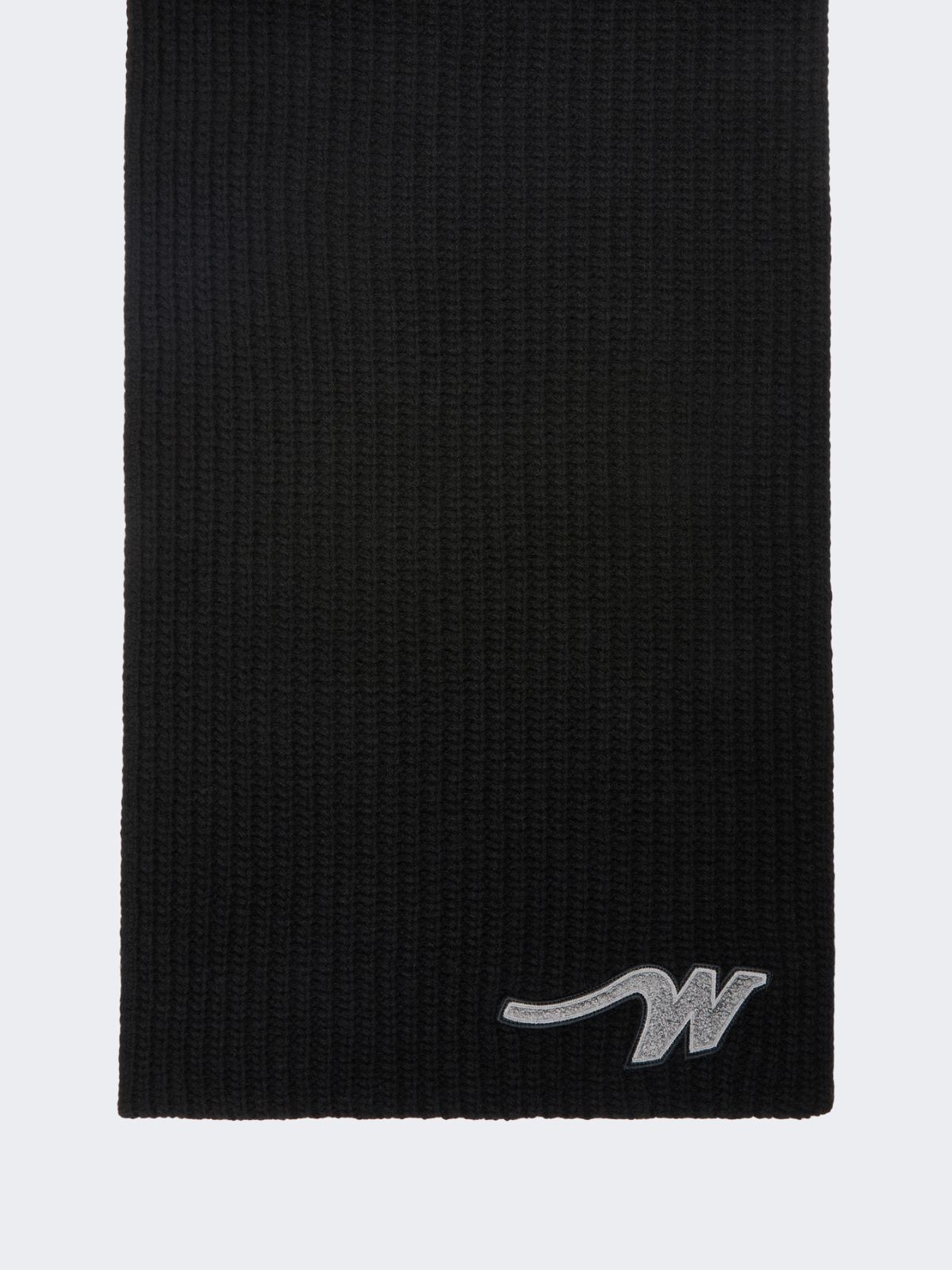 Wool yarn scarf - BLACK - Max Mara