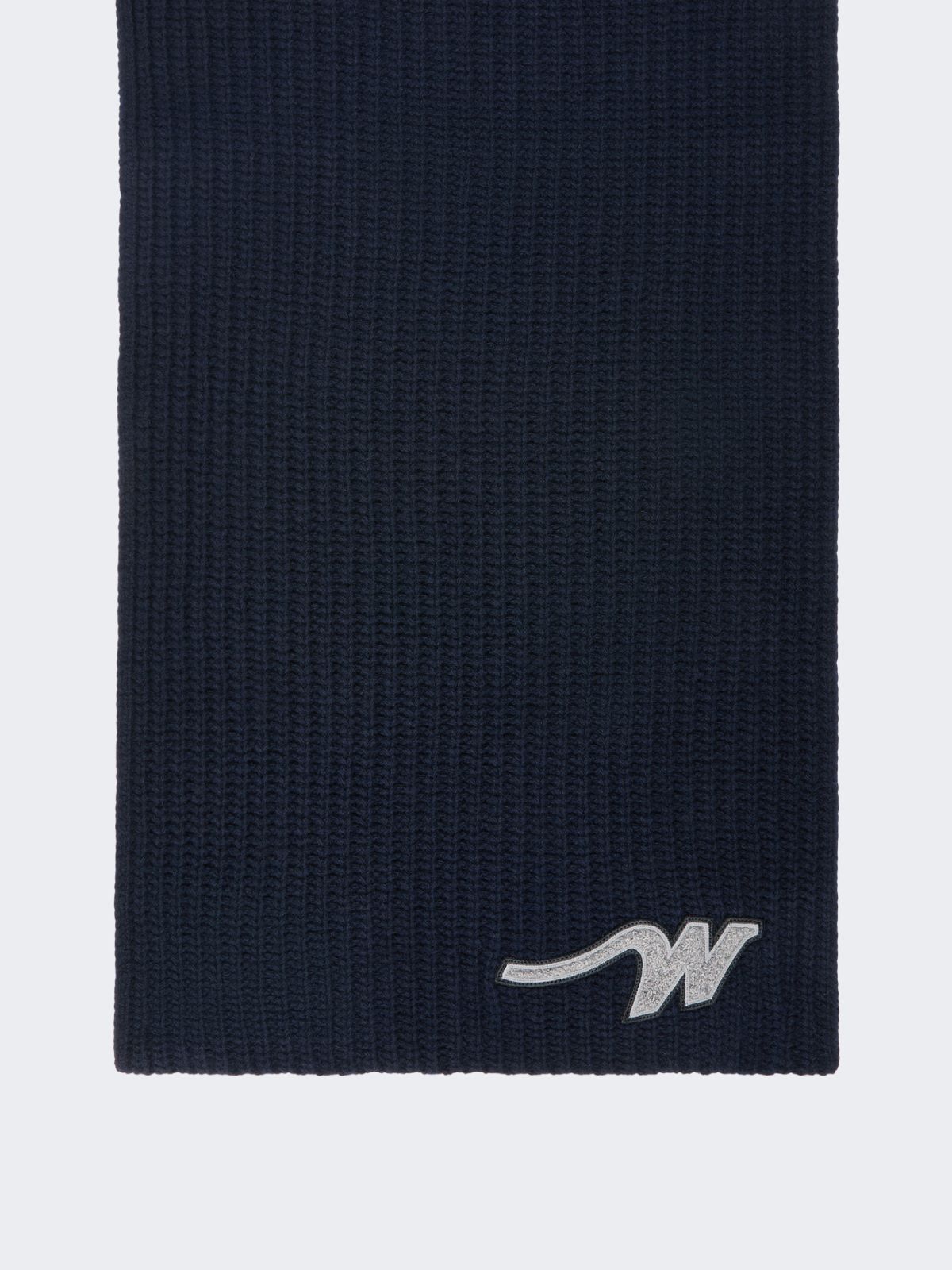 Wool yarn scarf - NAVY - Max Mara