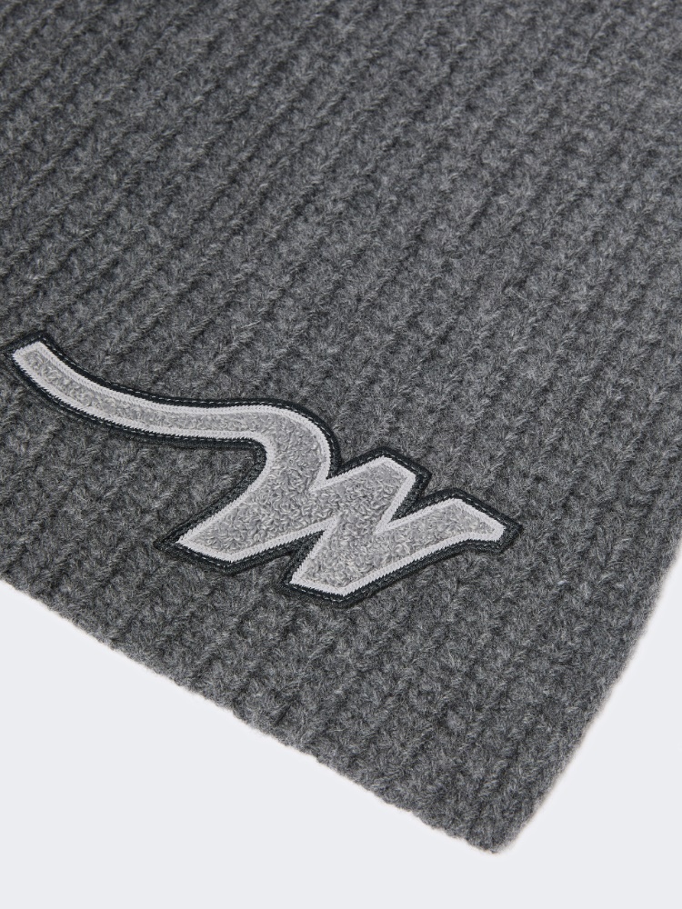 Wool yarn scarf - DARK GREY - Max Mara - 2