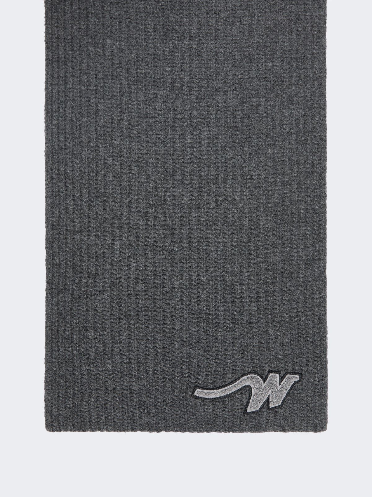 Wool yarn scarf - DARK GREY - Max Mara
