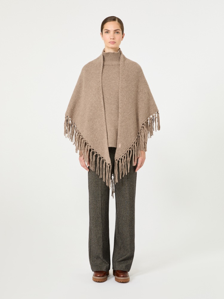 Fringed wool shawl - TURTLEDOVE - Max Mara - 2