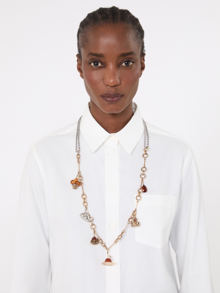 Collana a catena con charms - ORO