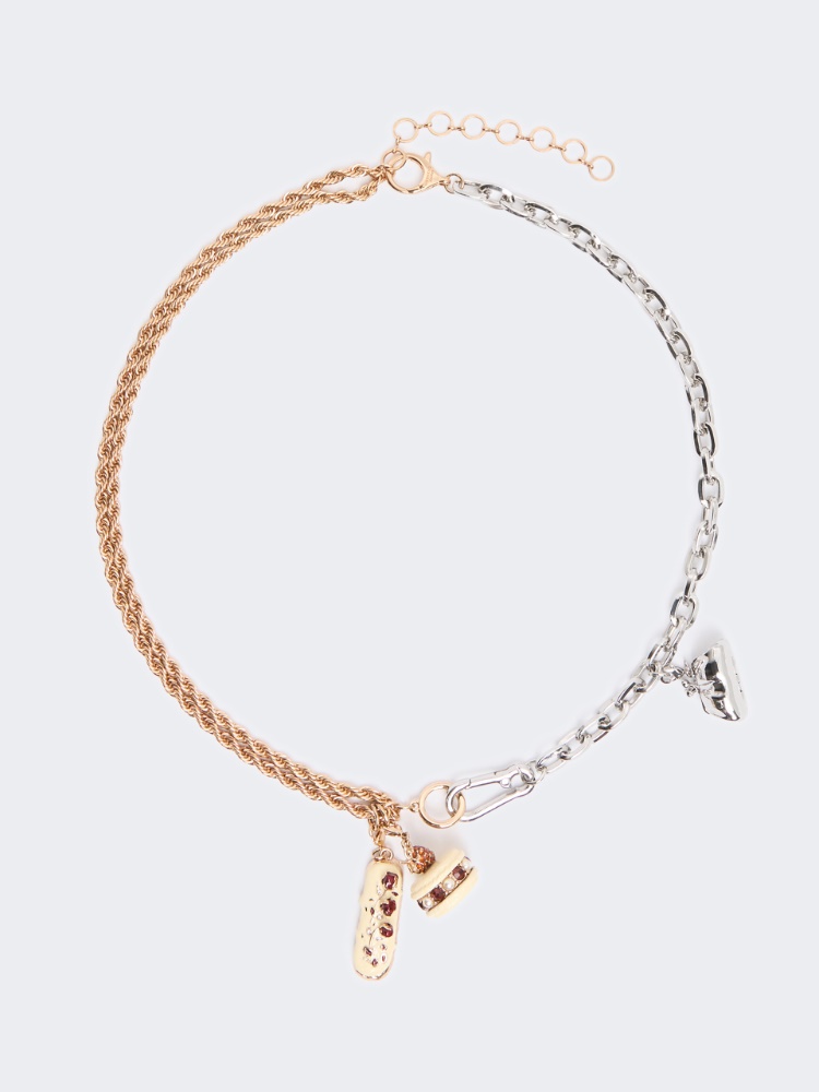 Collier ras-de-cou avec pendentifs - OR - Max Mara