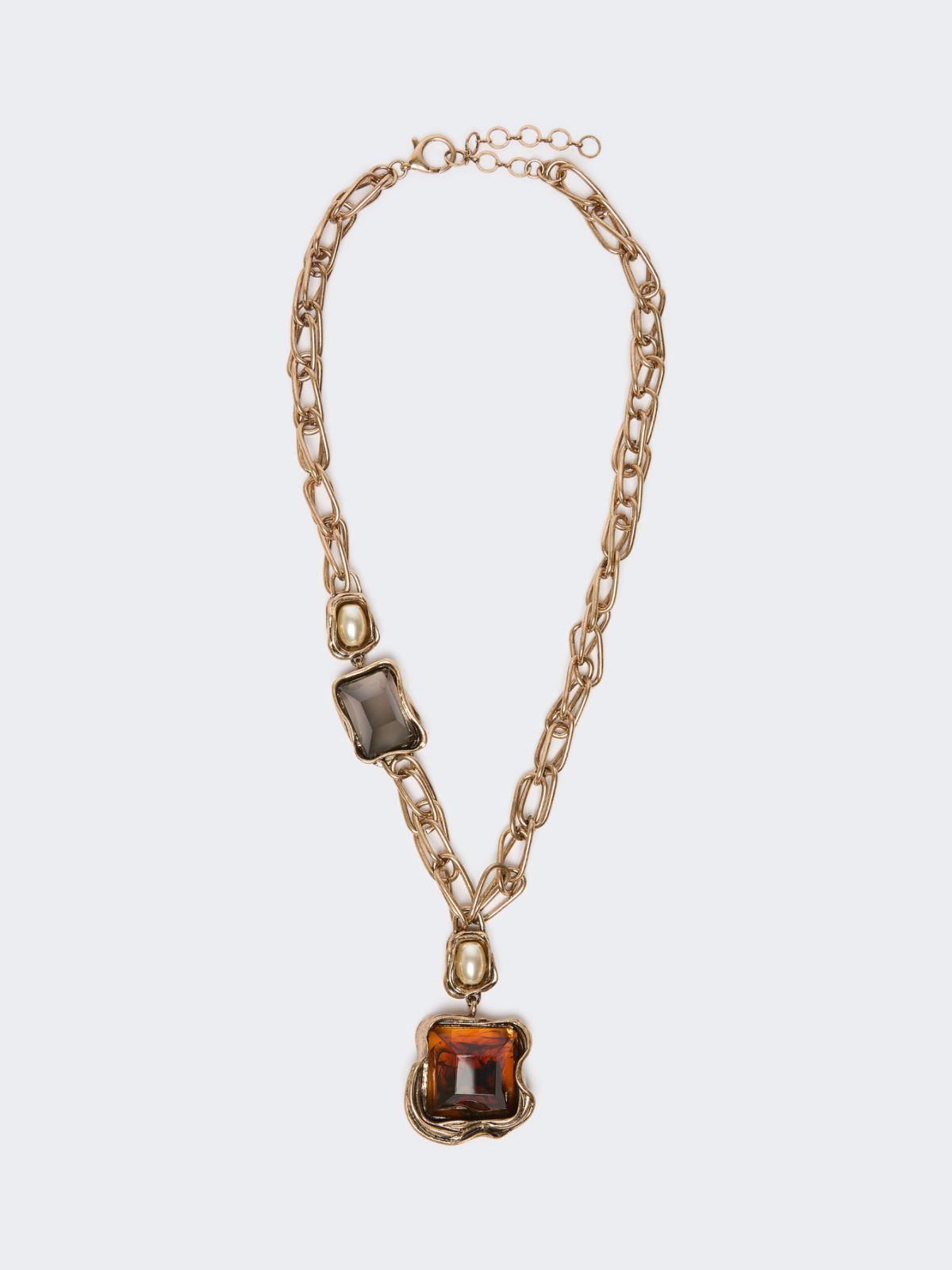 Gargantilla con piedras estilo art déco - ORO - Max Mara