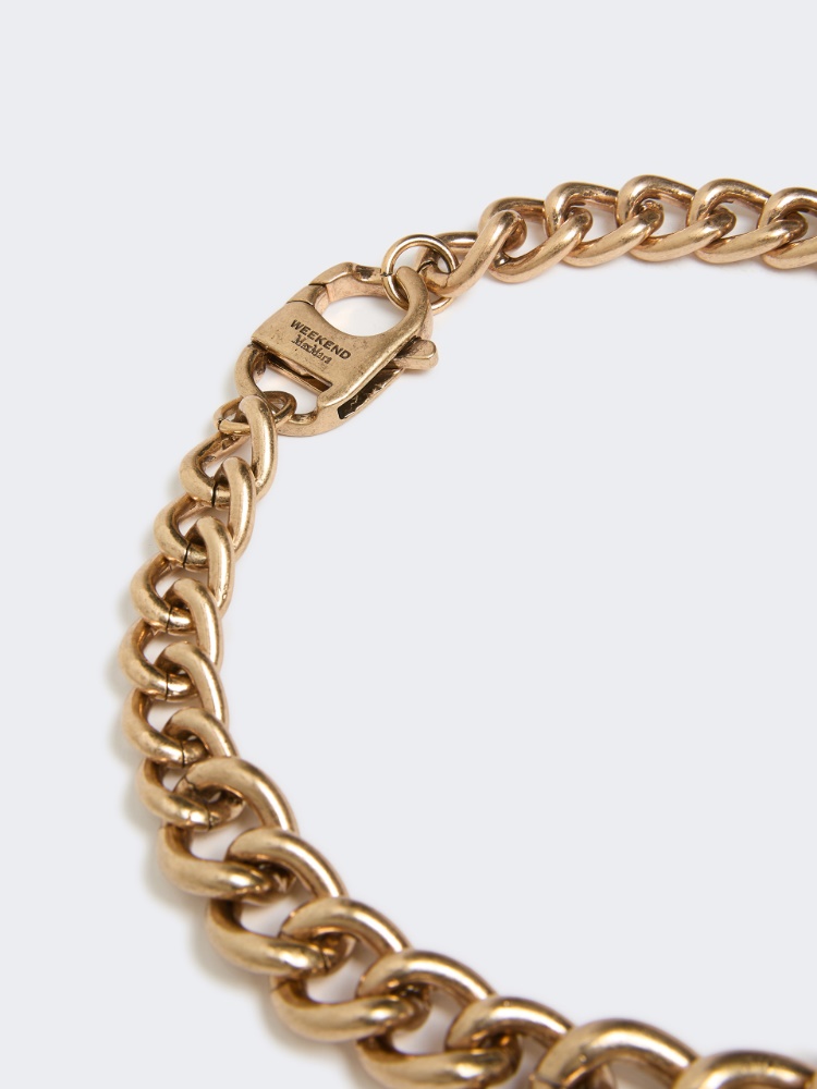 Choker-Gliederhalskette aus Metall - GOLD - 3