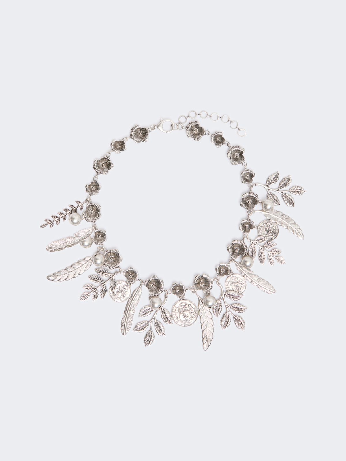 Choker necklace with charms - SILVER - Max Mara
