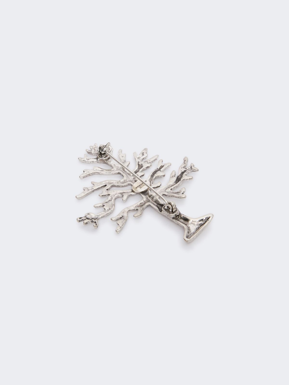Metal brooch - SILVER - Max Mara - 3