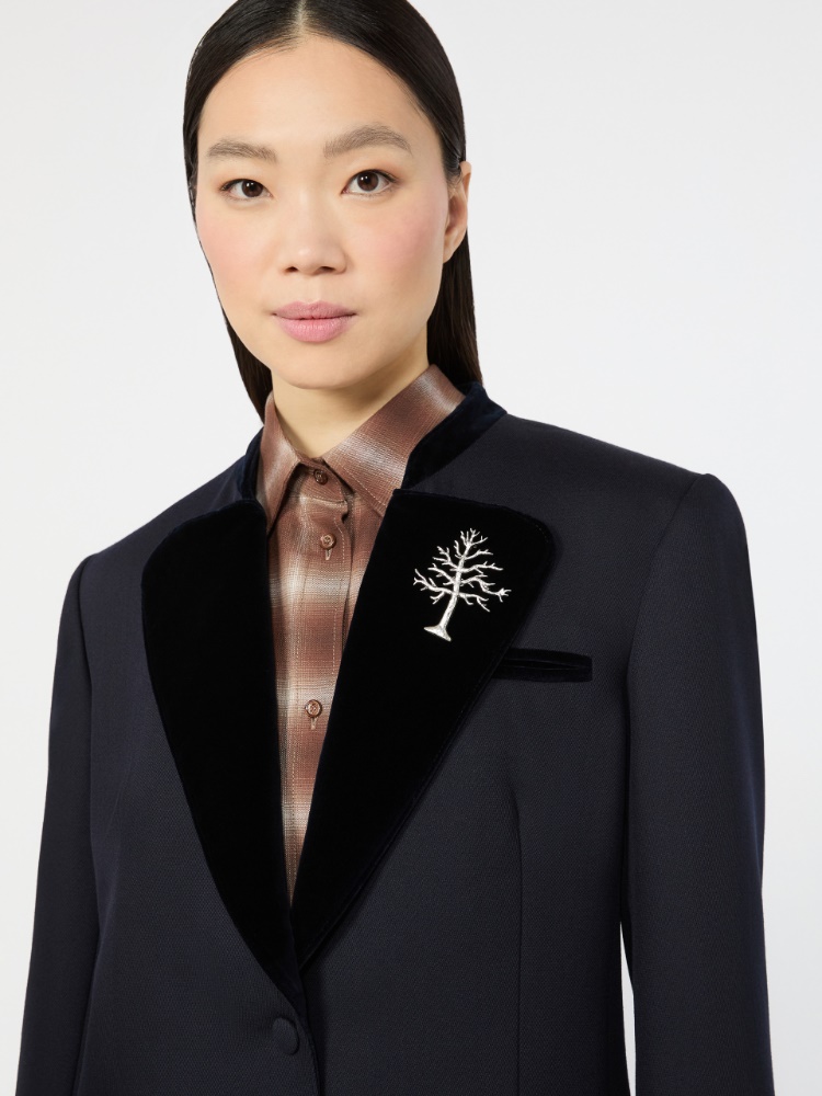 Metal brooch + SILVER - Max Mara