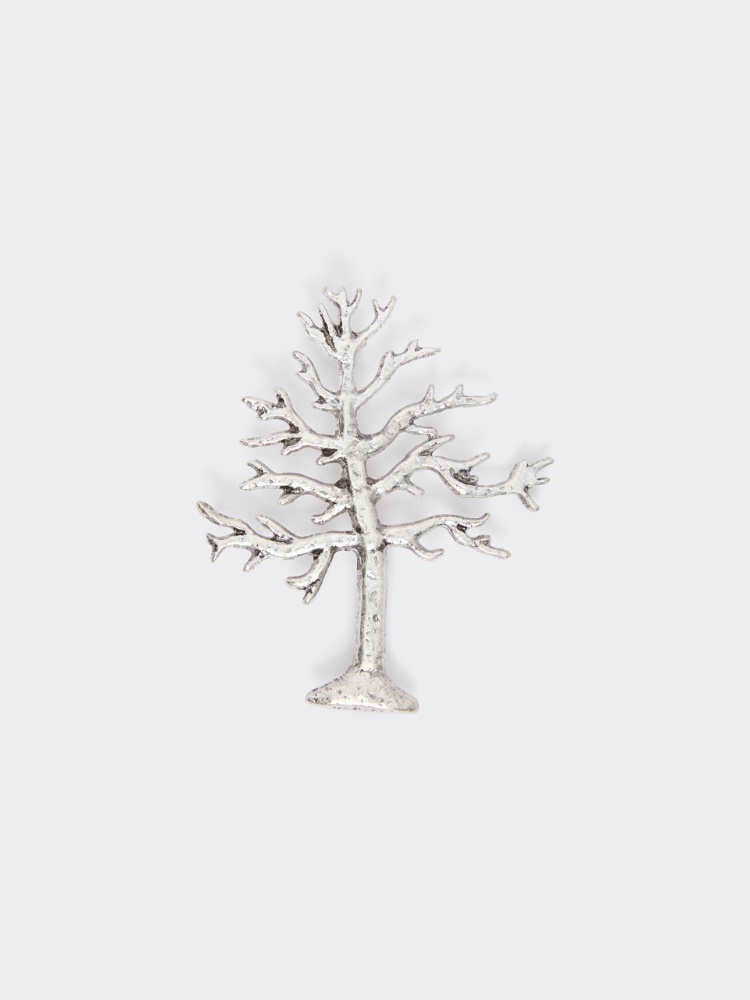 Metal brooch - SILVER - Max Mara