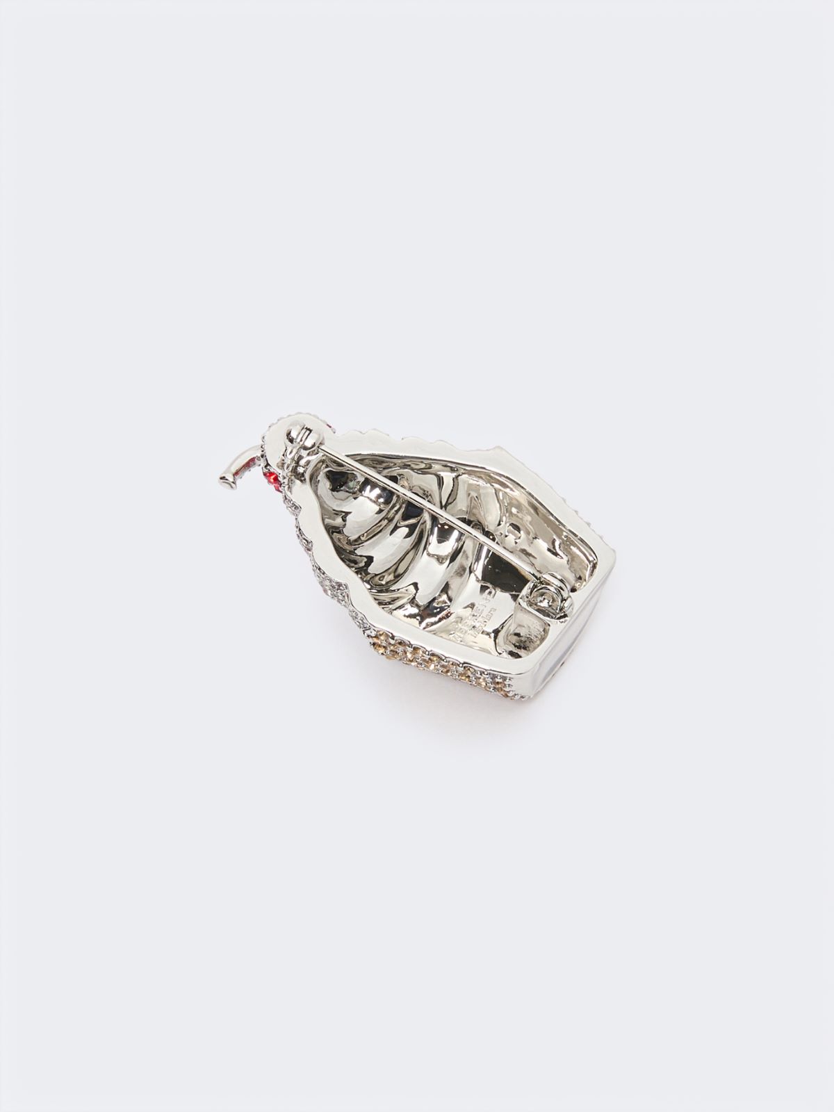 Rhinestone brooch - IVORY - Max Mara - 3