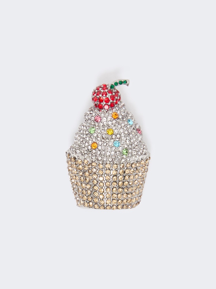 Rhinestone brooch