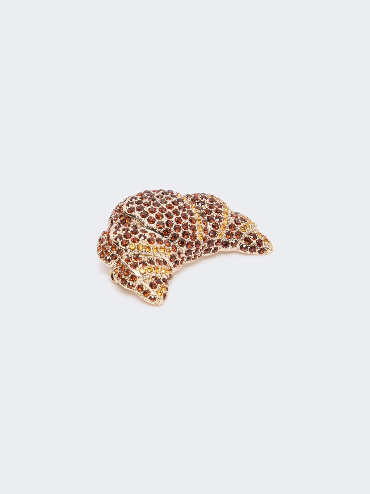 Rhinestone brooch - CORNFLOWER BLUE - Max Mara - 2