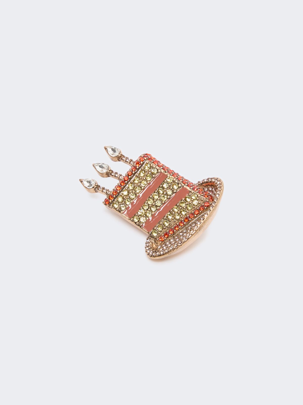 Broche con strass - ROSA ANTIGUO - Max Mara - 2