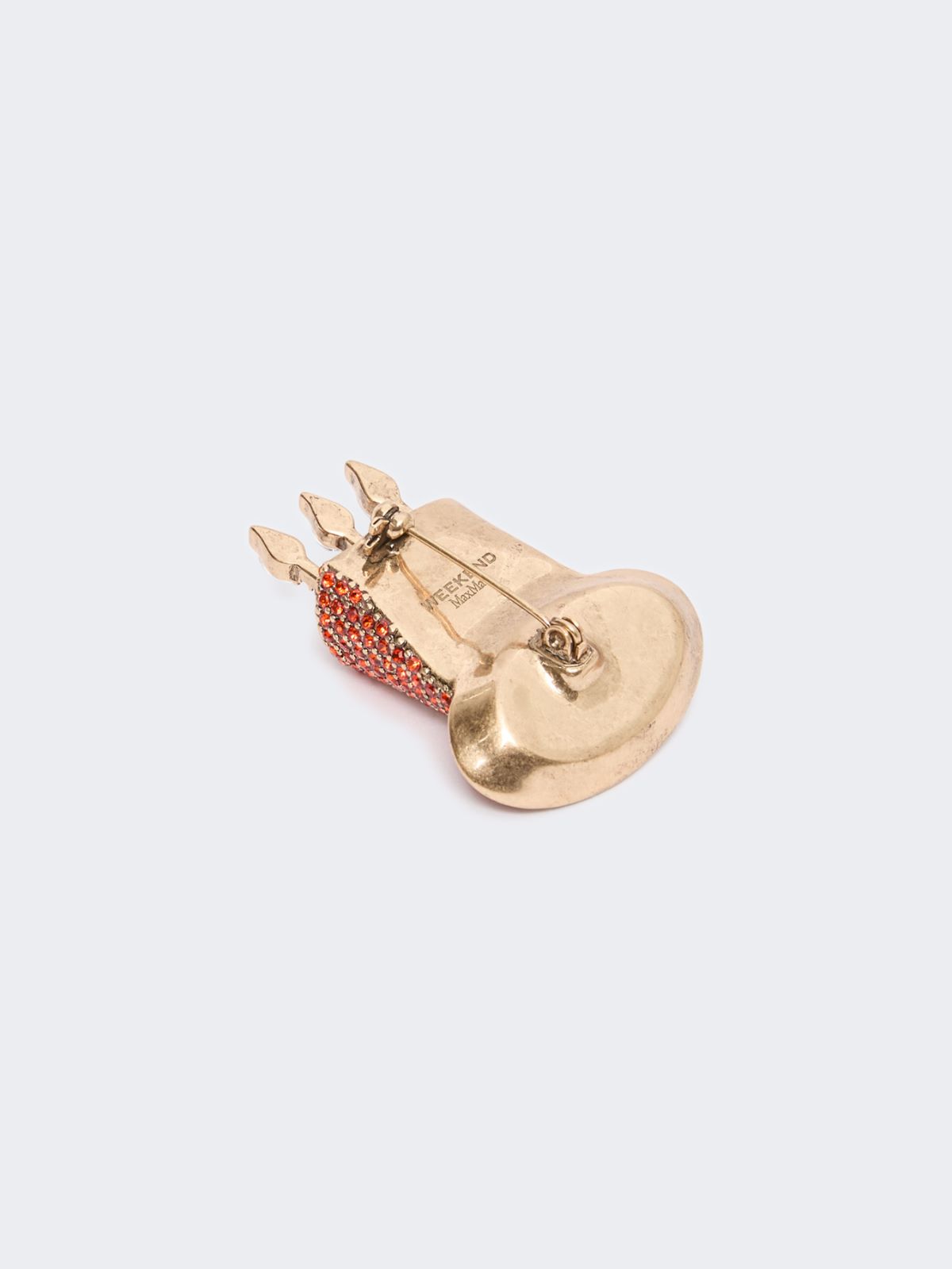 Broche con strass - ROSA ANTIGUO - Max Mara - 3