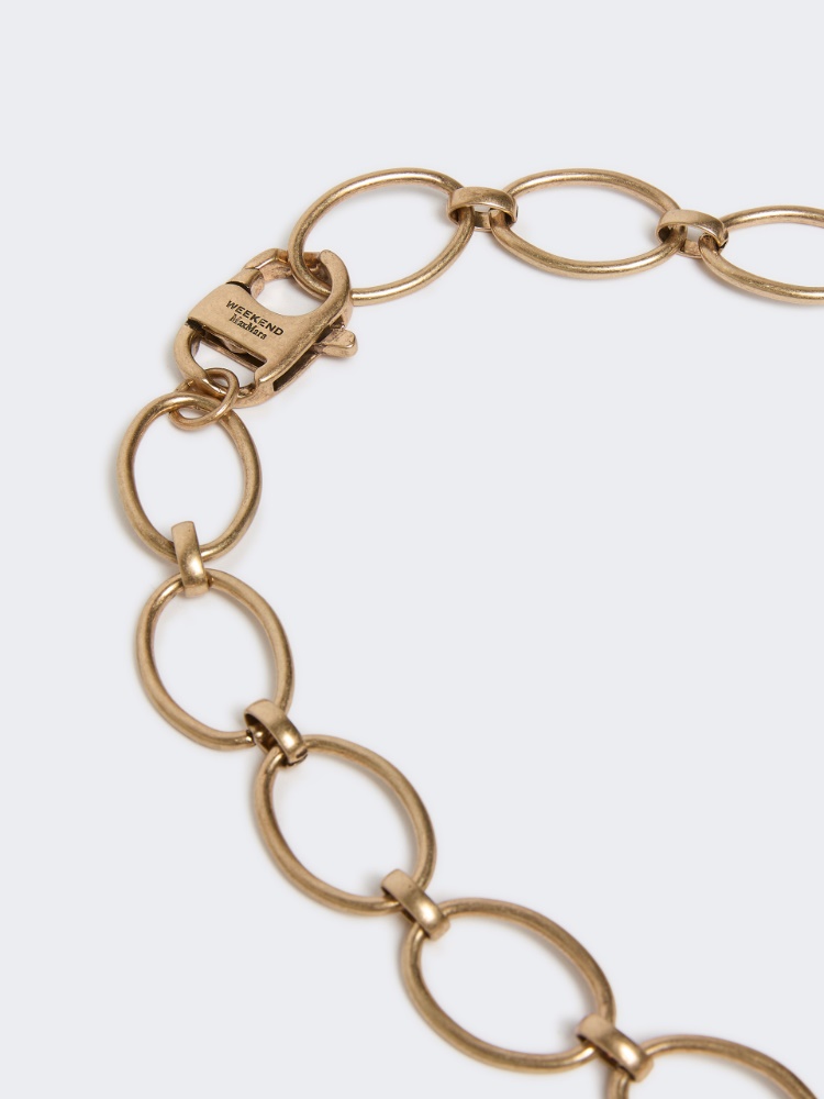 Chain necklace with charms - GOLD - 3