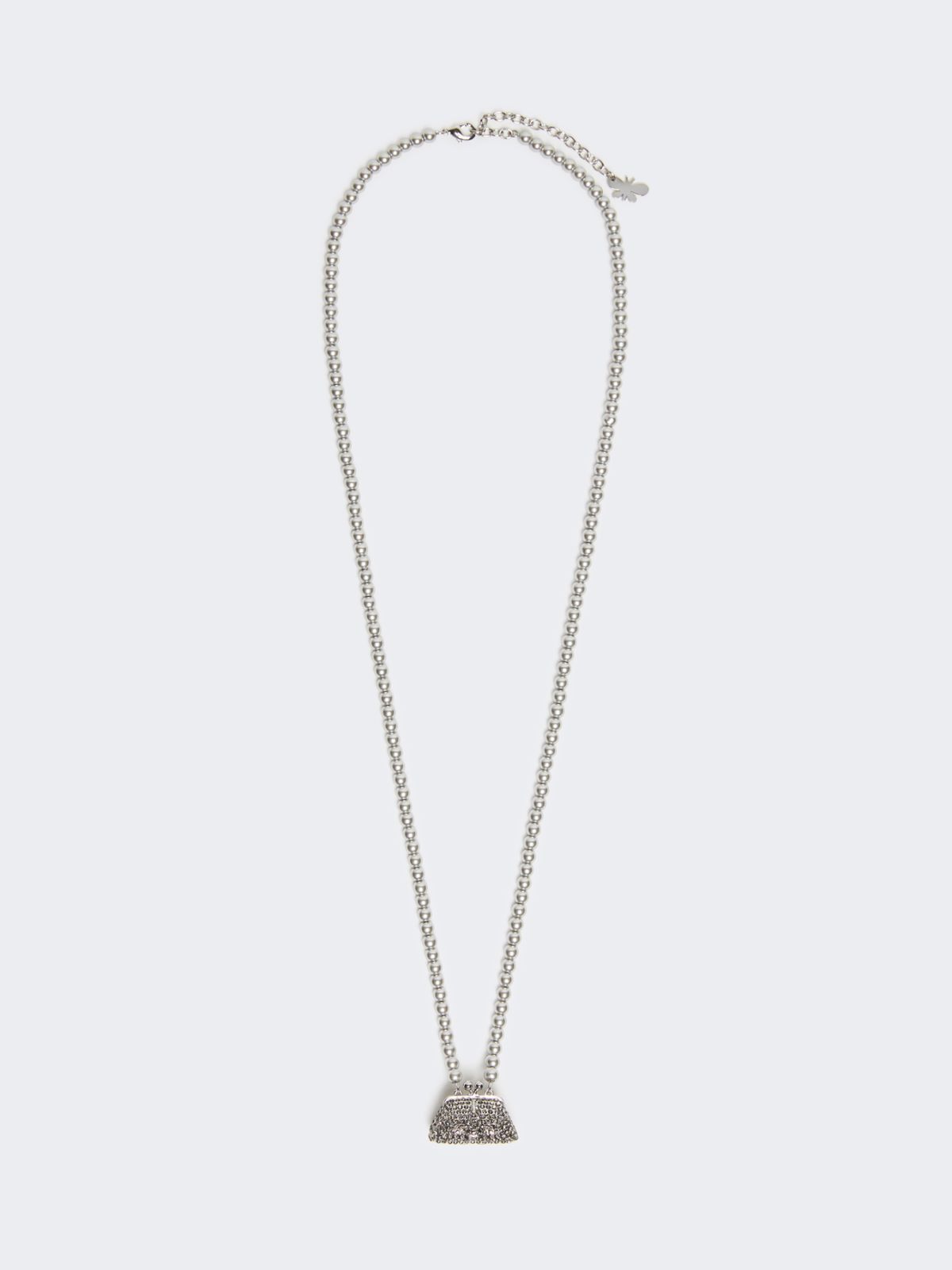 Pasticcino Bag-pendant necklace - BLACK