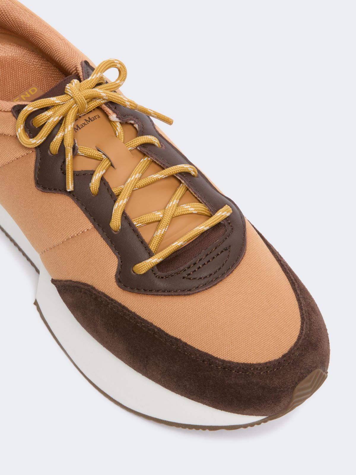 [ザンブラ] テクニカル ファブリック スニーカー - CAMEL - Max Mara - 3