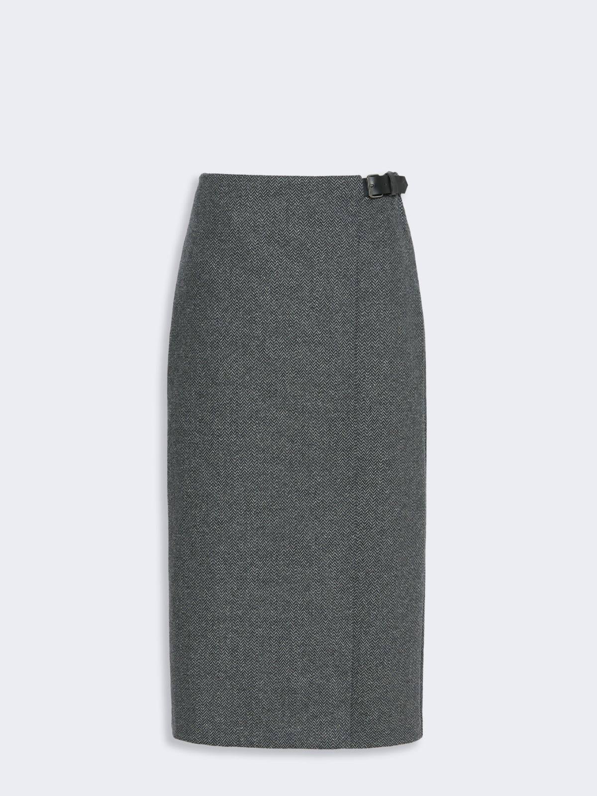 Jacquard jersey skirt - MEDIUM GREY - Max Mara - 6